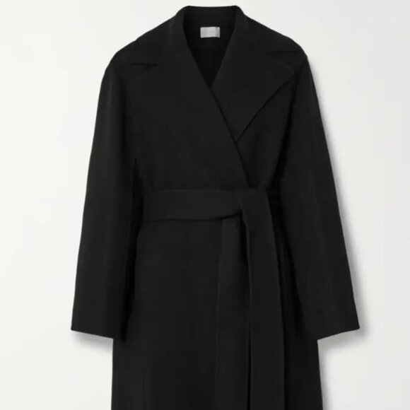 The Row Malika Coat / Black / Size M - Picture 1 of 4
